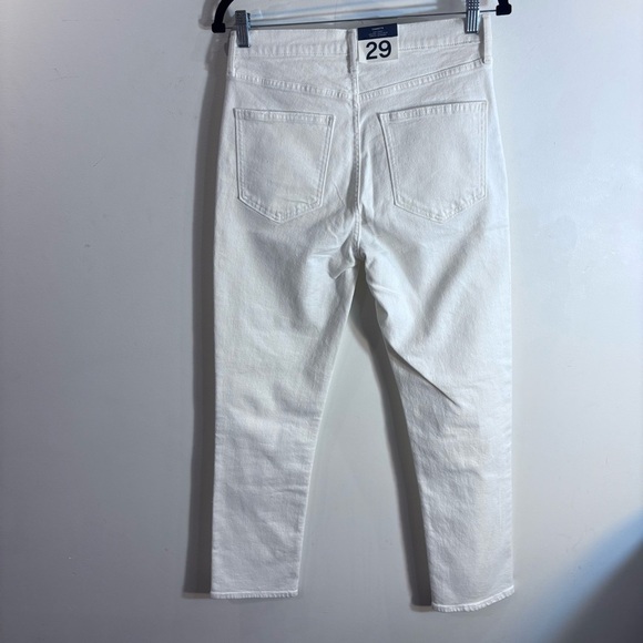 GAP Sz 29 Cigarette High Waist White Jeans NEW WITH TAGS - Picture 11 of 16